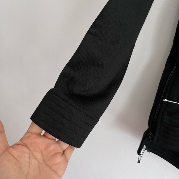 Good American Black Boyfriend Tunic Half Zip Athleisure Hoodie - Picture 11 of 13